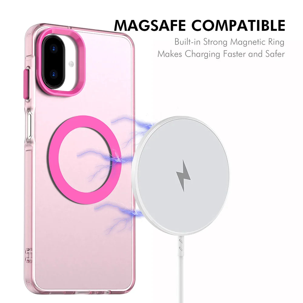 ENKAY HAT PRINCE For Samsung Galaxy A07 4G Magnetic Case with 9H Tempered Glass   PC TPU Phone Cover - White - 3