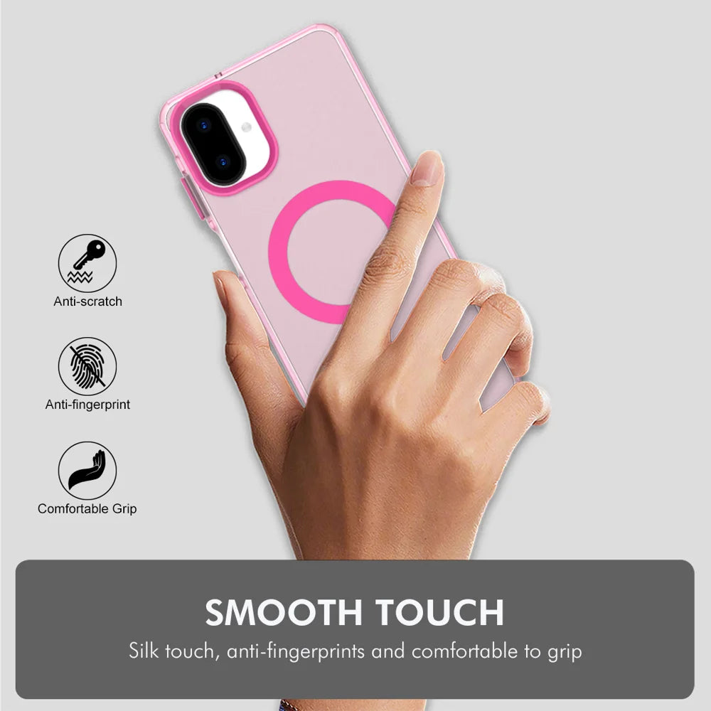ENKAY HAT PRINCE For Samsung Galaxy A07 4G Magnetic Case with 9H Tempered Glass   PC TPU Phone Cover - White - 6