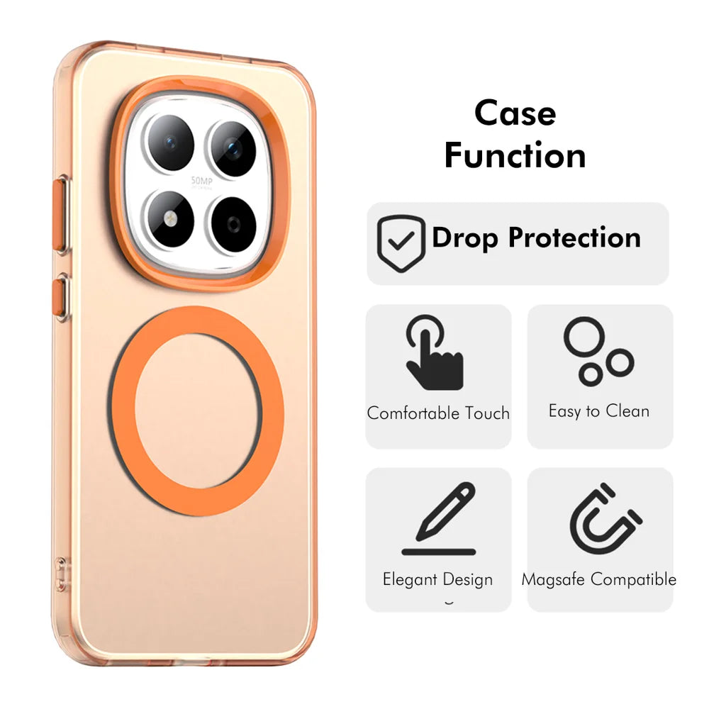 ENKAY HAT PRINCE For Xiaomi Redmi Note 15 Pro 5G (Global) Magnetic Case with 9H Tempered Glass   PC TPU Phone Cover - White - 2