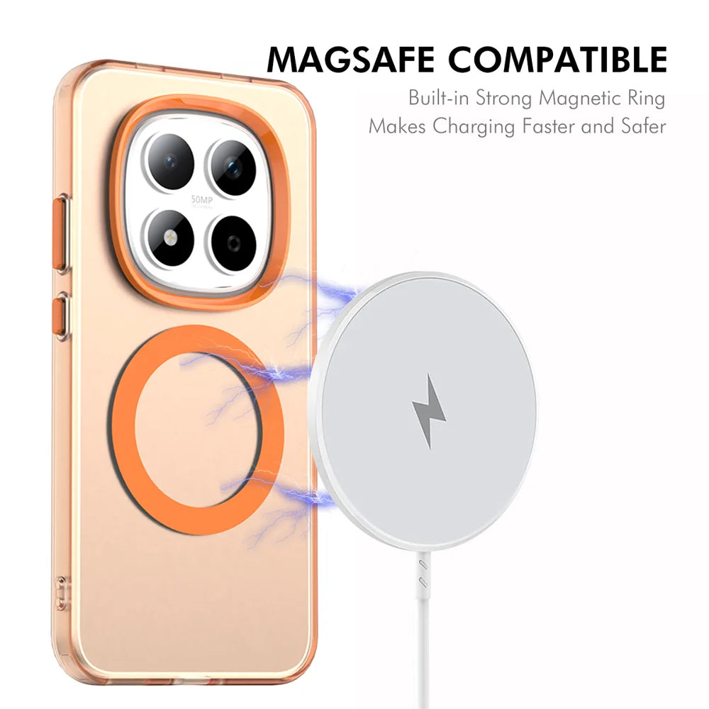 ENKAY HAT PRINCE For Xiaomi Redmi Note 15 Pro 5G (Global) Magnetic Case with 9H Tempered Glass   PC TPU Phone Cover - White - 3