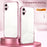Phone Case For Samsung Galaxy A06 5G  /  A06 4G Electroplating Frame Soft TPU Phone Cover - Pink - 2