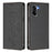 For OnePlus Nord CE 5G / OnePlus Ace 5 Racing 5G Case RFID Blocking Wallet Stand Imprinted Cat Pattern Leather Phone Cover - Black - 1