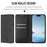For Nothing Phone (3a) Case RFID Blocking Wallet Stand Imprinted Cat Pattern Leather Phone Cover - Black - 6