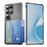 For Samsung Galaxy S26 Ultra Case Protective TPU Phone Cover with Card Holder - Transparent - 1