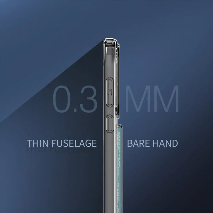 For Samsung Galaxy S26 Ultra Case Protective TPU Phone Cover with Card Holder - Transparent - 7