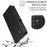 For Samsung Galaxy A37 5G Case Side Magnetic Clasp RFID Blocking Leather Phone Wallet Cover - Black - 5