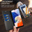 For Samsung Galaxy S26 Case Side Magnetic Clasp RFID Blocking Leather Phone Wallet Cover - Black - 2