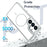 For Samsung Galaxy S26+ Magnetic Case Dual Color Shockproof TPU PC Phone Cover - White - 3