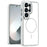 For Samsung Galaxy S26 Ultra Magnetic Case Dual Color Shockproof TPU PC Phone Cover - White - 1