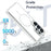 For Samsung Galaxy S25 Ultra Magnetic Case Dual Color Shockproof TPU PC Phone Cover - White - 3