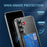 For 	Samsung Galaxy S26+ Case TPU + PC + Acrylic Cell Phone Cover with Card Holder - Transparent - 2