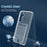 For 	Samsung Galaxy S26+ Case TPU + PC + Acrylic Cell Phone Cover with Card Holder - Transparent - 6