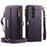 CASEME For Samsung Galaxy S26+ Case  C39 RFID Blocking Zipper Wallet Stand Leather Cover with Strap - Purple - 2