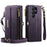 CASEME For Samsung Galaxy S26 Ultra Case  C39 RFID Blocking Zipper Wallet Stand Leather Cover with Strap - Purple - 2