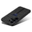 DENIOR For Samsung Galaxy S26 Ultra Case Elastic Card Holder PU Leather + TPU + PC Phone Cover - Black - 4