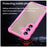 For Samsung Galaxy S26+ Case PC + TPU Semi-Transparent Frosted Finish Protective Phone Cover - Pink - 5