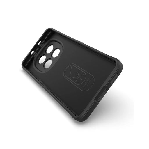 WANLONFENG HD Series For Xiaomi Poco M8 5G / Redmi Note 15 5G (Global) TPU Case Anti Slip Phone Cover with Tempered Glass - Black - 2