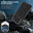 IP68 Waterproof Phone Case for iPhone 17 Pro Metal + Silicone Cover with Screen Protector - Black - 7