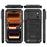 IP68 Waterproof Phone Case for iPhone 17 Pro Max Metal + Silicone Cover with Screen Protector - Black - 4