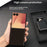 For Samsung Galaxy Z Flip7 5G Case X-Patterned TPU PU Leather PC Anti-Drop Phone Cover - Brown - 3