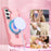 For Samsung Galaxy S26 Magnetic Case Kickstand TPU + PC Shockproof Phone Back Cover - Pink - 5