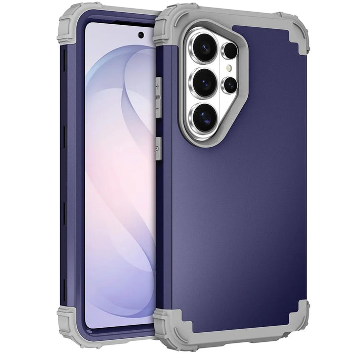 For Samsung Galaxy S26 Ultra Case Shockproof PC + TPU Phone Back Cover - Navy Blue - 1