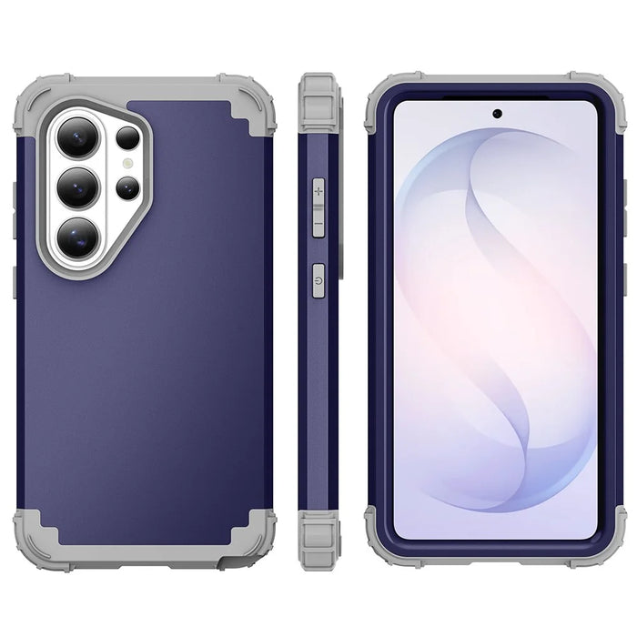 For Samsung Galaxy S26 Ultra Case Shockproof PC + TPU Phone Back Cover - Navy Blue - 2