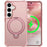 For Samsung Galaxy S26+ Magnetic Case Kickstand TPU PC Shockproof Phone Back Cover - Pink - 2
