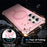 For Samsung Galaxy S26 Ultra Magnetic Case Small Wavy Edge PC + TPU Phone Cover - Pink - 3