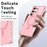 For Samsung Galaxy S26 Ultra Magnetic Case Small Wavy Edge PC + TPU Phone Cover - Pink - 5