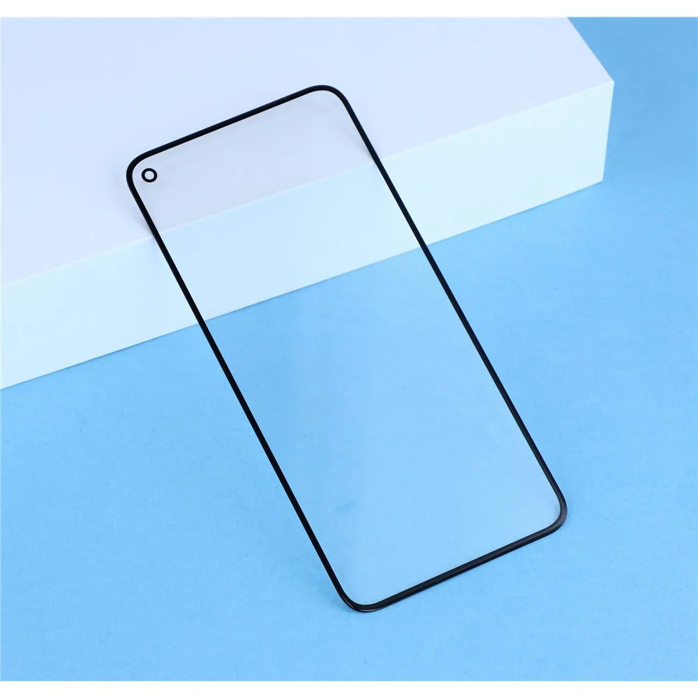 For Google Pixel 5 Front Screen Glass Lens + OCA Adhesive Part (without Logo) - 3