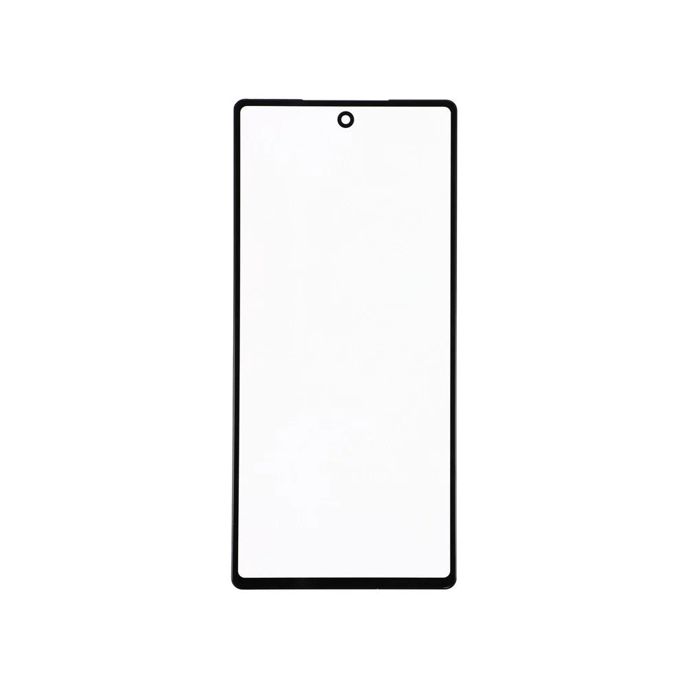 For Google Pixel 6a Front Screen Glass Lens + OCA Adhesive Part (without Logo) - 1