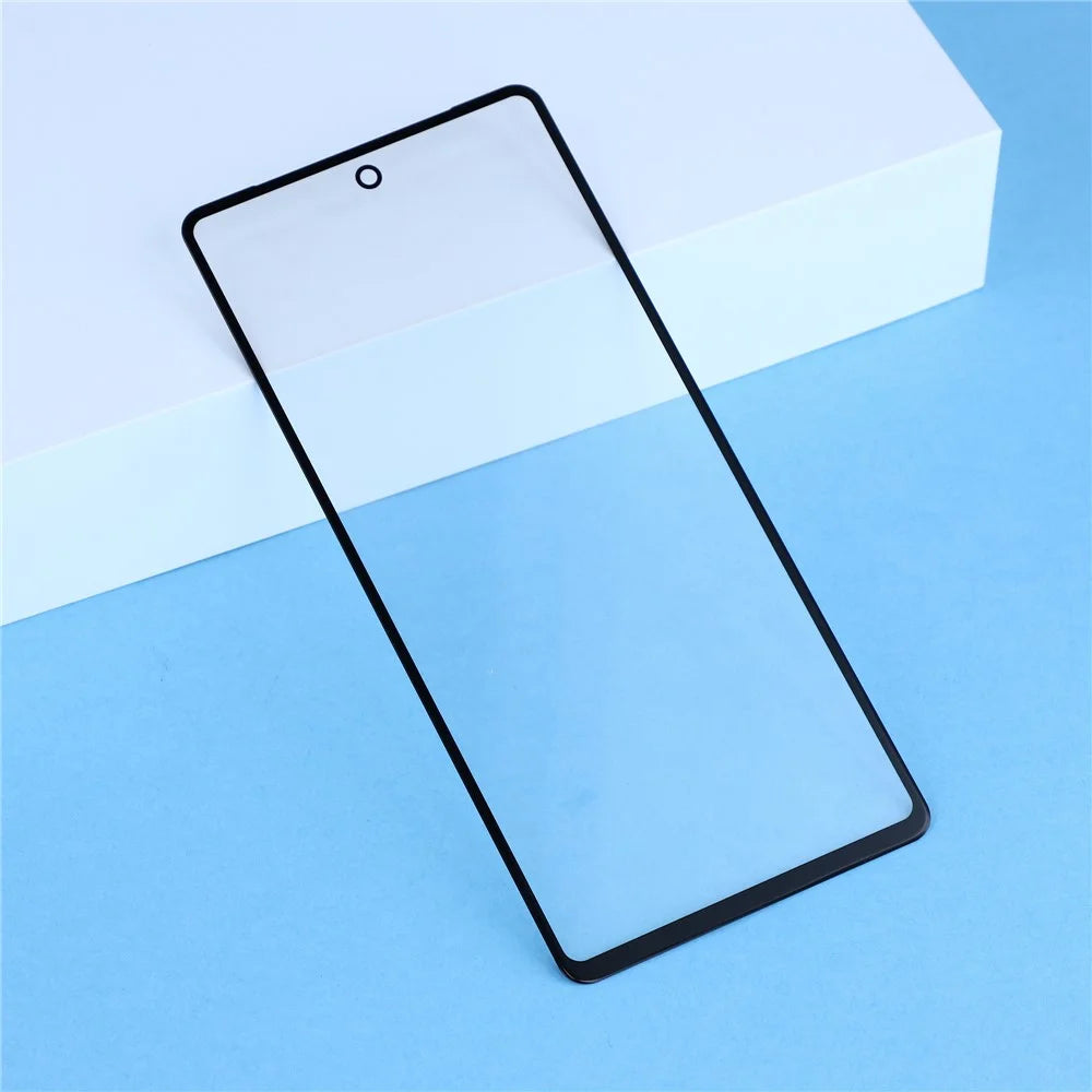 For Google Pixel 7 5G Front Screen Glass Lens + OCA Adhesive Part (without Logo) - 3