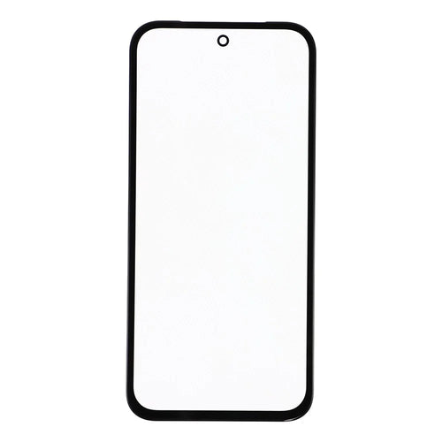 For Google Pixel 8a Front Screen Glass Lens + OCA Adhesive Part (without Logo) - 1