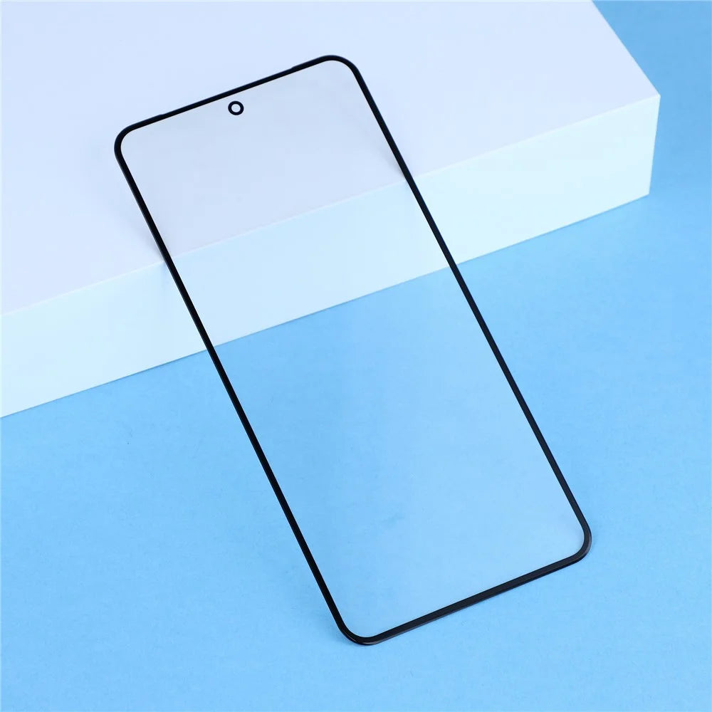 For Google Pixel 8 Pro Front Screen Glass Lens + OCA Adhesive Part (without Logo) - 3