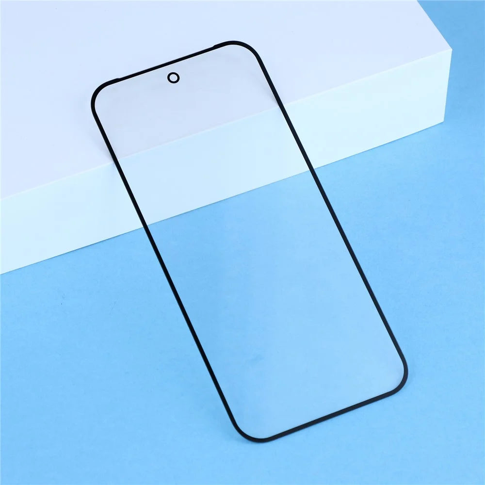 For Google Pixel 9 Front Screen Glass Lens + OCA Adhesive Part (without Logo) - 3