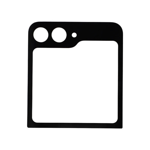 For Samsung Galaxy Z Flip6 5G F741 Front Screen Glass Lens + OCA Adhesive Part (Small Screen) (without Logo) - 1