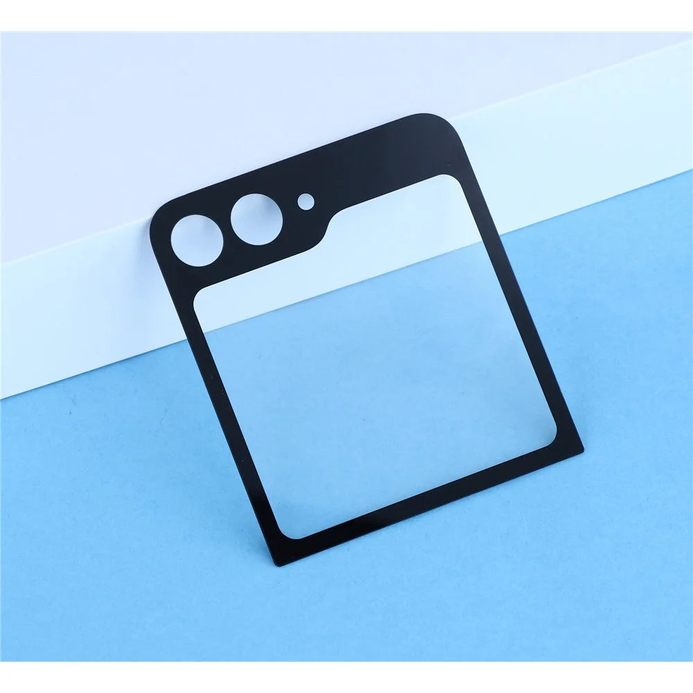 For Samsung Galaxy Z Flip6 5G F741 Front Screen Glass Lens + OCA Adhesive Part (Small Screen) (without Logo) - 3