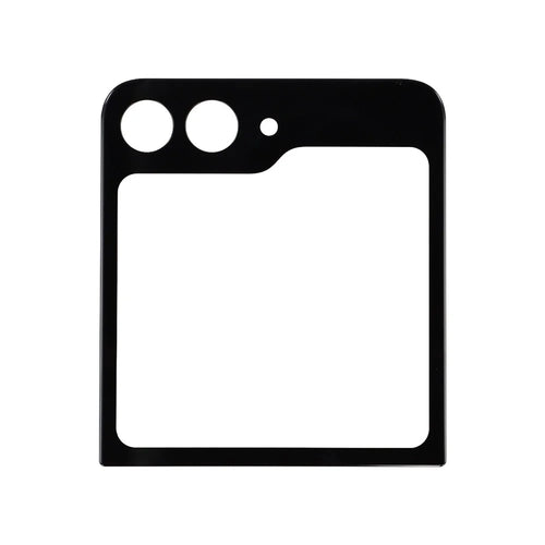 For Samsung Galaxy Z Flip5 5G F731 Front Screen Glass Lens + OCA Adhesive Part (Small Screen) (without Logo) - 1