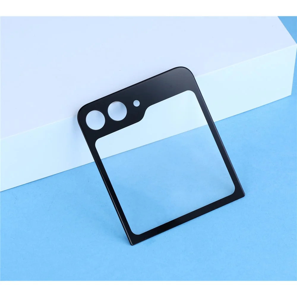 For Samsung Galaxy Z Flip5 5G F731 Front Screen Glass Lens + OCA Adhesive Part (Small Screen) (without Logo) - 3