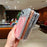 For iPhone 18 Pro Max / 17 Pro Max Case Compatible with MagSafe Clear Glitter Shockproof TPU Acrylic Phone Cover - Pink - 4