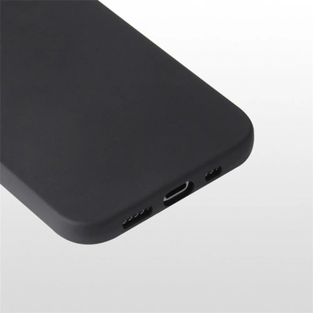 For iPhone 17 Pro TPU Phone Case Matte Anti-Fingerprint Protective Cover - Black - 4