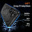 For Samsung Galaxy S26 Magnetic Case Ring Kickstand PC + TPU Hybrid Phone Cover - Black - 4