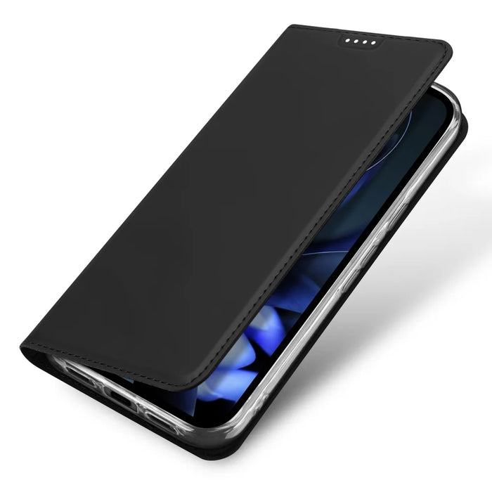 DUX DUCIS For Google Pixel 10a Case  Skin Pro Series Leather Stand Cover Card Holder - Black - 4
