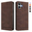 For iPhone 16 Plus Case RINACASIS RC23 RFID Blocking Wallet Stand PU Leather Phone Cover - Brown - 1