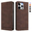 For iPhone 15 Pro Max Case RINACASIS RC23 RFID Blocking Wallet Stand PU Leather Phone Cover - Brown - 1