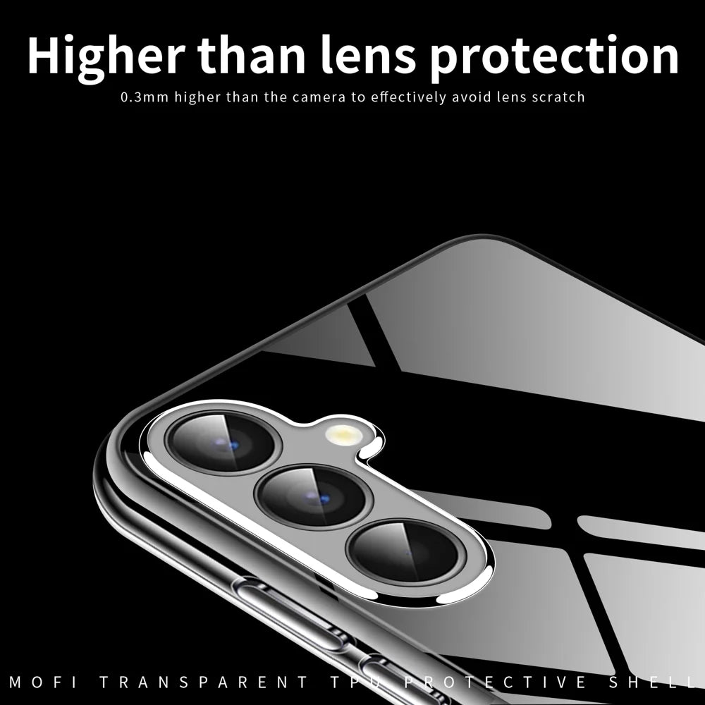 MOFI For Samsung Galaxy A57 5G Clear Phone Case  Ultra-Thin TPU Phone Back Cover - Transparent - 2