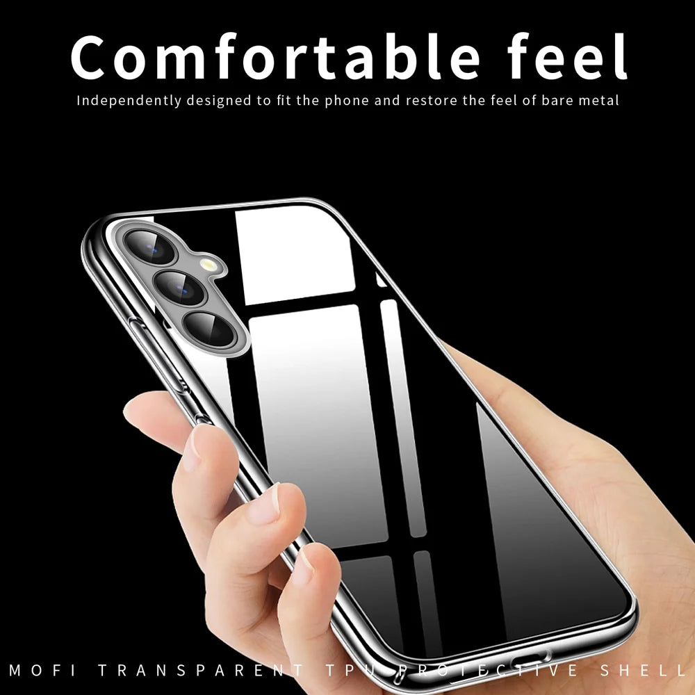 MOFI For Samsung Galaxy A57 5G Clear Phone Case  Ultra-Thin TPU Phone Back Cover - Transparent - 4