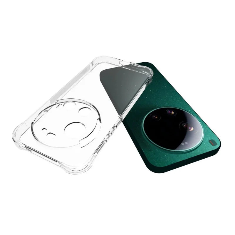 WANLONFENG For Xiaomi 17 Ultra 5G TPU Case  WL2 Series 2.0mm Phone Cover with 2Pcs Tempered Glass Films - Transparent - 6