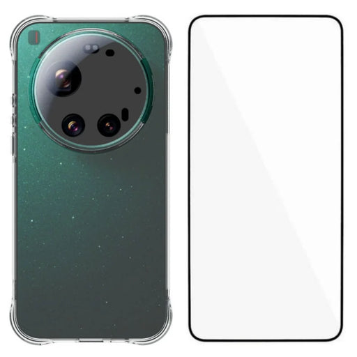WANLONFENG For Xiaomi 17 Ultra 5G Case  WL Series 2.0mm TPU Phone Cover with Tempered Glass Film - Transparent - 1